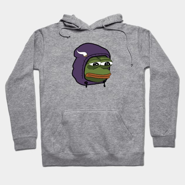 Minnesota Vikings Ultra Rare Pepe Hoodie by gt14199